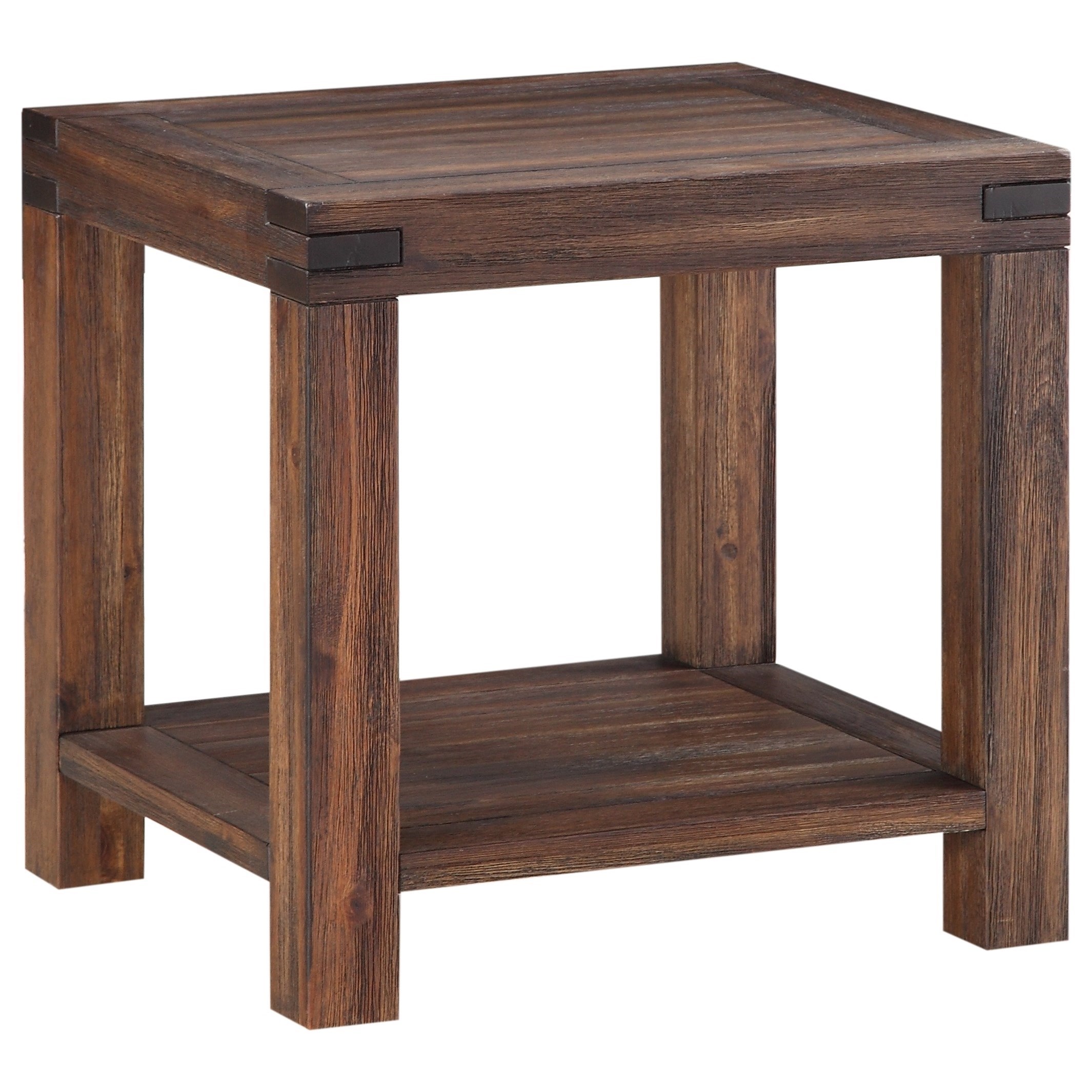 210116491 Solid Wood Rectangular End Table Sadler s Home